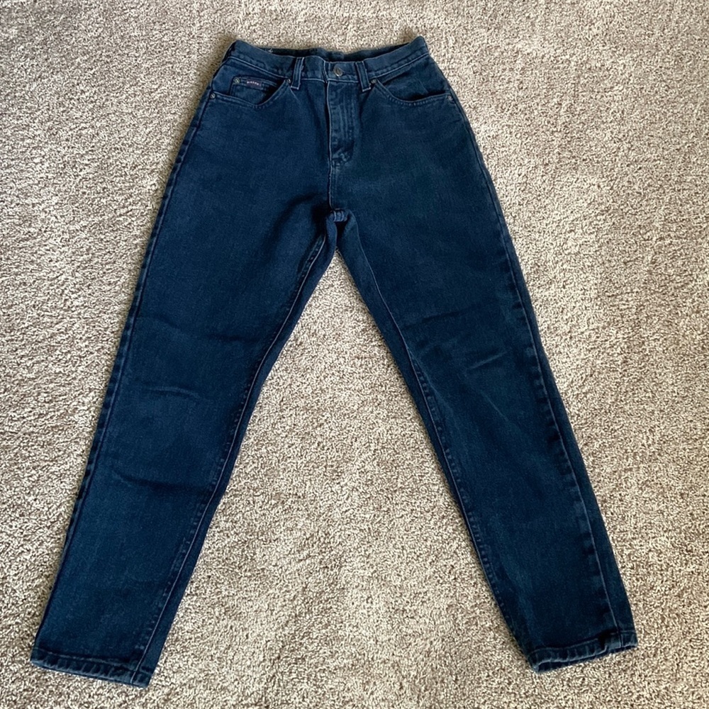 🇺🇸 80s/90s Vtg 100% Cotton High Waist Mom Jeans Made in USA